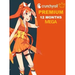 CRUNCHYROLL PREMIUM 12 MONTH | MEGA FAN ACCOUNT  