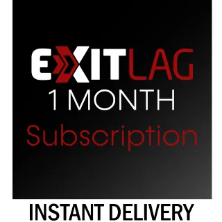 ⚡Exitlag 1 Month Suscription - KEY GLOBAL ⚡ | ⚡ExitLag 30 days  Subscription Account ⚡