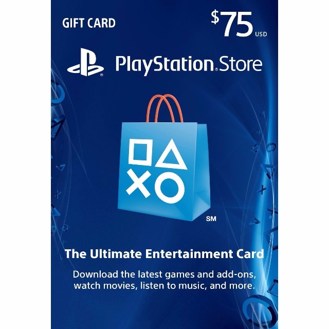 $75 PlayStation Store Gift Card - PS3/ PS4/ PS Vita [Digital Code ...