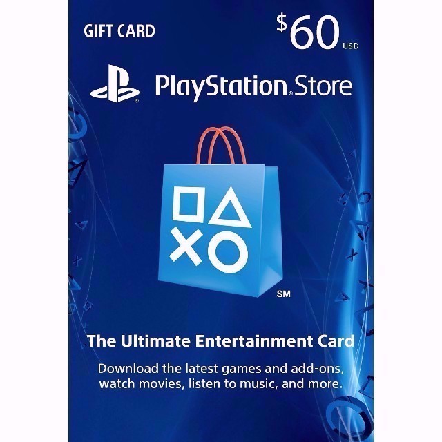 60 Playstation Store Gift Card Ps4 Ps3 Ps Vita Digital Code - 60 playstation store gift card ps4 ps3 ps vita digital code