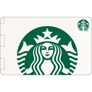 $60.00 USD Starbucks （20 × 3 or 10 × 6）