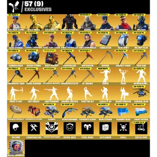 Fortnite Game Account (116 Skins + OG STW + Max Omega + Twitch Prime Pack #1 + PS+ Skins + More)