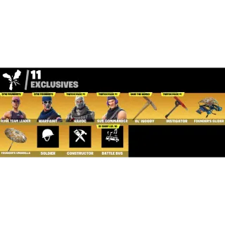 Fortnite Game Account (4 Skins + OG STW + Twitch prime pack #1 + 1400 Vbucks)