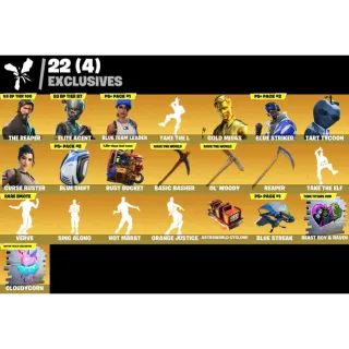 Fortnite Game Account (98 Skins + The Reaper + Gold Midas + Curse Buster + Take the L + MORE)