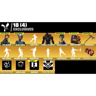 Fortnite Game Account (74 skins + The Reaper + Max Omega + Trailblazer + More)