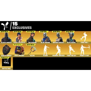 Fortnite Game Account (60 Skins + Black knight + The Reaper + AC/DC + Floss + Take the L + MORE)