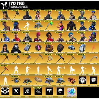 Fortnite Game Account (276 Skins + OG RENEGADE RAIDER + OG RAIDERS REVENGE + BLACK KNIGHT + TRAVIS SCOTT + MINTY + MORE)