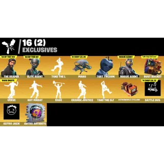 Fortnite Game Account (30 skins + The Reaper + Ezio Auditore + Rogue Agent + Verve + More)