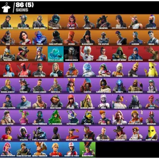 Fortnite Game Account (86 Skins + The Reaper + Rogue Agent + Take the L + More)