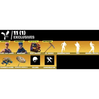 Fortnite Game Account (20 SKINS + OG SAVE THE WORLD + MORE)
