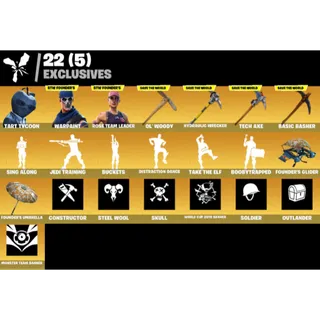 Fortnite Game Account (49 Skins + OG STW + Iris + Ice Breaker axe + More!)