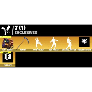 Fortnite Game Account (13 Skins + VANNOSGAMING YT BANNER + MORE)