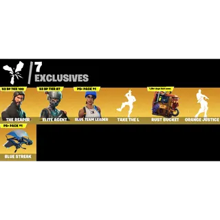 Fortnite Game Account (16 skins + The Reaper + Blue Team Leader + Carbide + Zoey + Take the L + More)