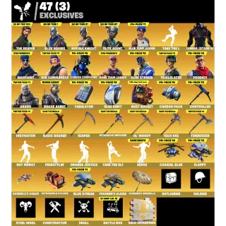 Fortnite Game Account (100 Skins + The Reaper + Royale Knight + OG STW + twitch prime packs + More)