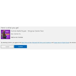 FORTNITE WINGMAN PACK XBOX FR