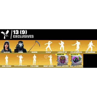 Fortnite Game Account (119 Skins + JORDAN COLLAB SKINS + LARA CROFT + STUCK EMOTE + MORE!)