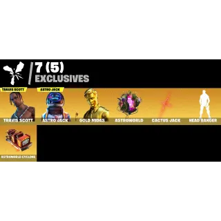 Fortnite Game Account (43 Skins + Travis Scott + Astro Jack + More!)