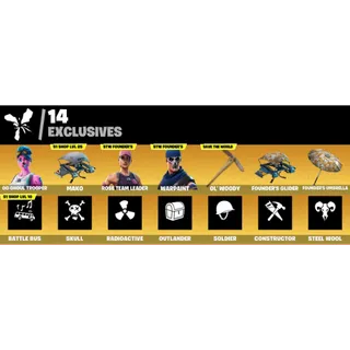 Fortnite Game Account (3 SKINS + OG GHOUL TROOPER + OG SAVE THE WORLD + 2150 V-BUCKS)