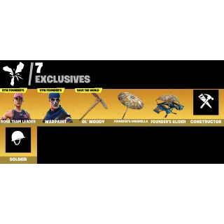 Fortnite Game Account (5 Skins + OG STW + More)