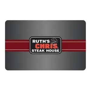 $200 USD Total Ruth Chris Gift Card (2 Codes X $100 USD)