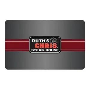 $100 USD Total Ruth Chris Gift Card (2 Codes X $50 USD)