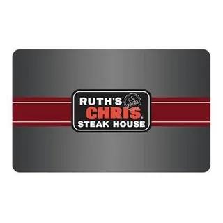 $200 USD Total Ruth Chris Gift Card (2 Codes X $100 USD)