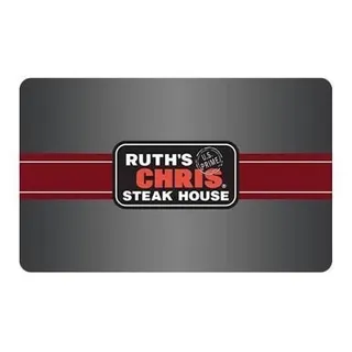 $200 USD Total Ruth Chris Gift Card (2 Codes X $100 USD)