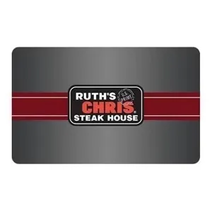 $200 USD Total Ruth Chris Gift Card (2 Codes X $100 USD)