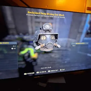 Reclaimed Mining Mask