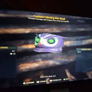 Glowing Owl Mask