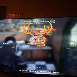 Glowing Jackalope Mask