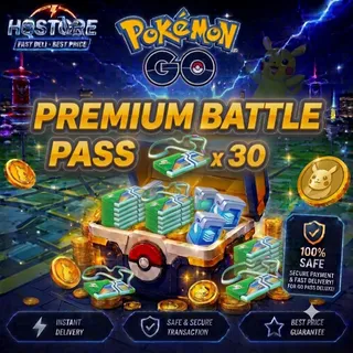Premium Battle Pass x 30 Pokemon Go