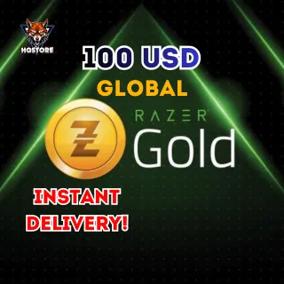⚡Razer Gold PIN (Global) - 100$ USD