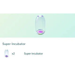 x2 Super Incubator Pokemon Go