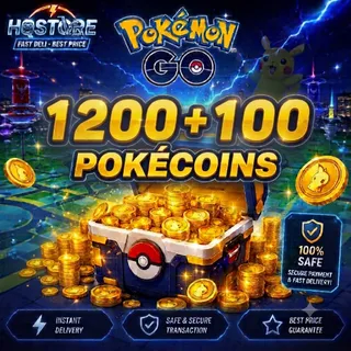 1200 + 100 PokeCoins Pokemon Go