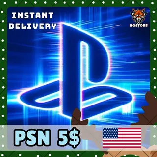 PSN Gift Card 5 USD (USA)  