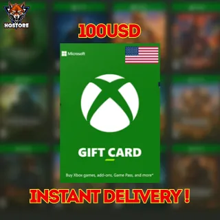 🎮 XBOX GIFT CARD 100 USD US