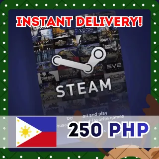 💻Steam wallet: 250 PHP | Philipines