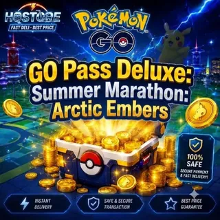 GO Pass Deluxe: Summer Marathon: Arctic Embers Ultra Box Pokemon Go