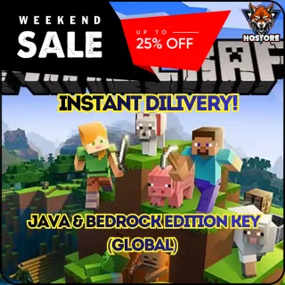 🧱 Minecraft: Java & Bedrock Edition Key (Global)