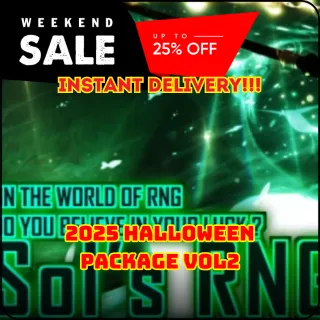 🎃 Sol's RNG [ Halloween] - 2025 Halloween Package Vol2