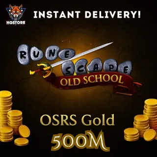 500m Gold - OSRS