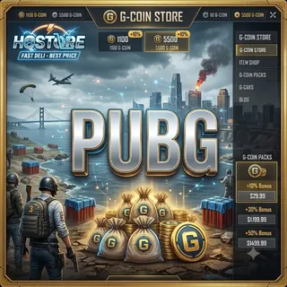 100 G-Coin💥PUBG G-Coin