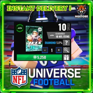 NFL Universe Football: New NFL Stardom Pack x5