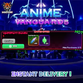 🌪️Anime Vanguards: Upd10Part1 Bundle 1
