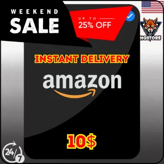 📦 Amazon Gift Card 10 USD