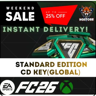 ⚽ EA SPORTS FC 26 Standard Edition CD KEY(Global)  XBOX