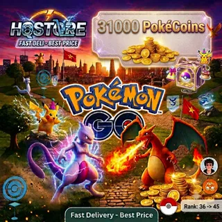 31000 PokeCoins Pokemon Go