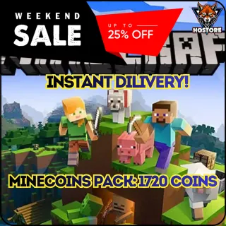 Minecoins Pack: 1720 Coins | Global