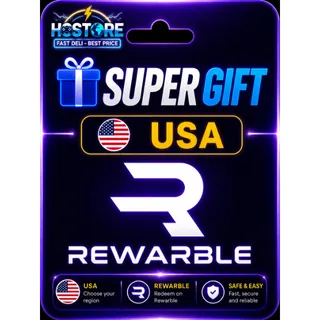 Rewarble Super Gift Card USA 30 USD